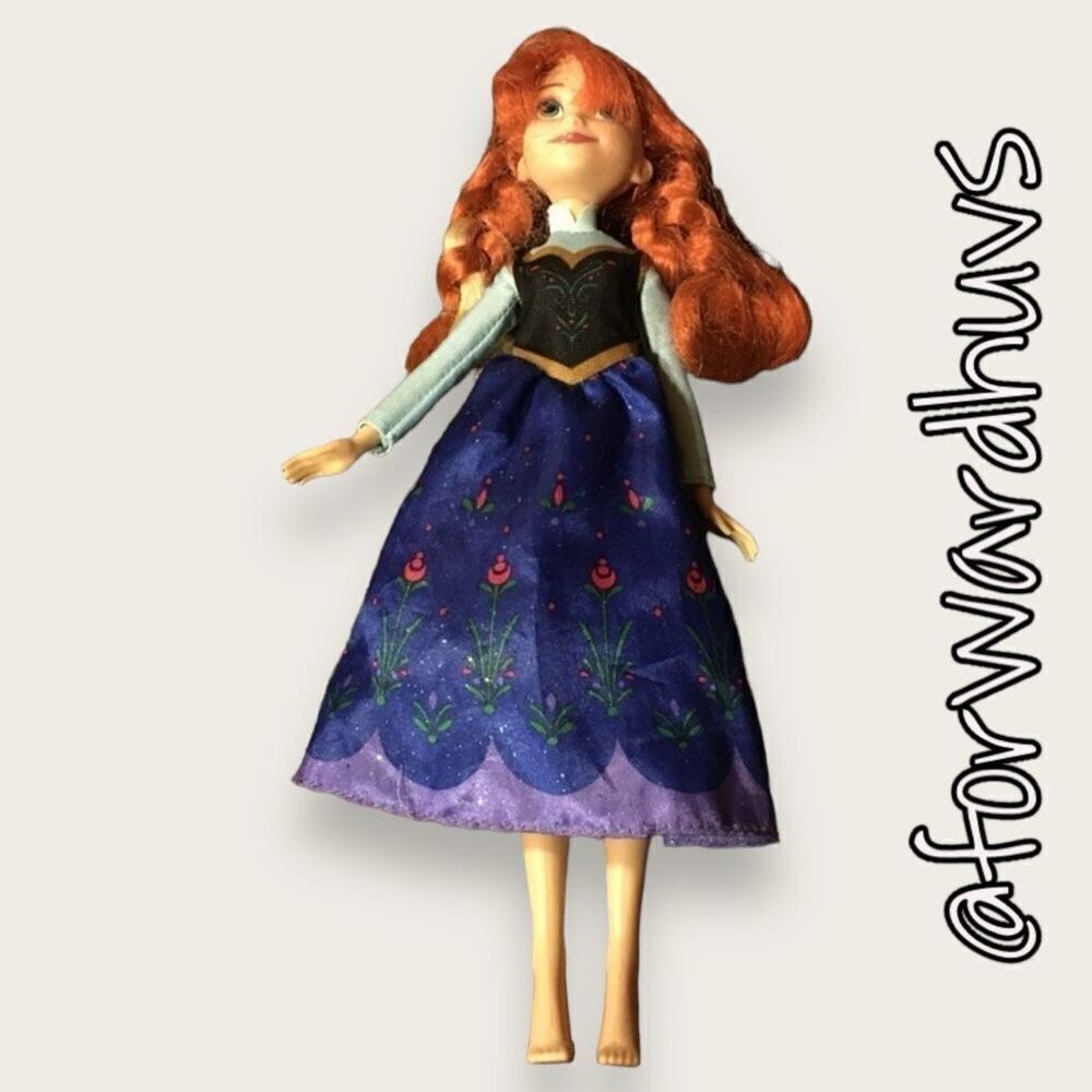 Bundle Sale 3 for $15 | 2015 Frozen Anna Doll |  Braided Hair | Anna Dress